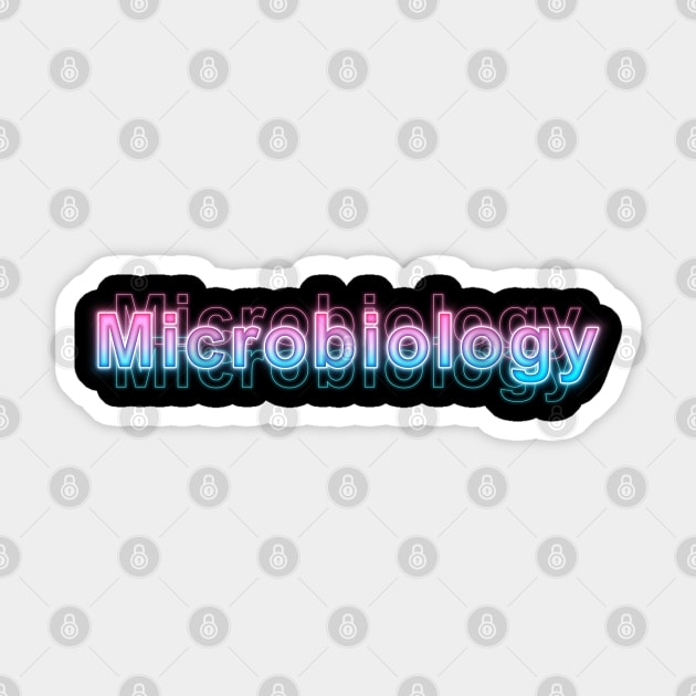 Microbiology Sticker by Sanzida Design